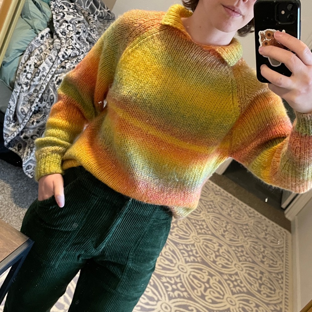 Handmade Multicolor Women's Sweater